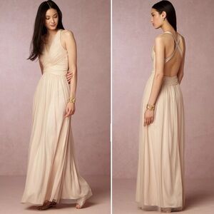 BHLDN || Hitherto Edith Cross Back Formal Bridesmaid Dress‎ 2